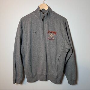 Nike St. Joseph Softball Men’s size S Trainer 1/2 Zip Fleece Pullover Sweatshirt